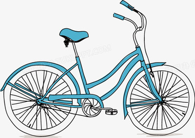 童趣時(shí)光 記憶中的卡通手繪自行車